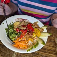 'This isn't Chicken' rice bowl at Pho in Sheffield