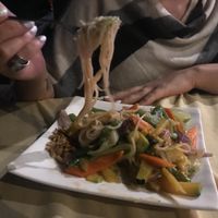 OIL free noodles  at Joy's in Nong Khiaw