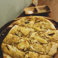 Vegan Truffles Pizza!! Definitely our favourite Pizza in Coron. at Herbivore Coron in Coron