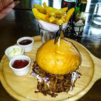 BBQ Pork Sandwich at Veganerie - Nana in Bangkok