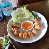 Spring rolls (fried) at Veganerie - Nana in Bangkok