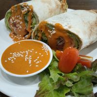 BTL wrap at Veganerie - Nana in Bangkok