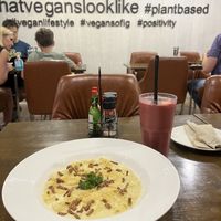 Carbonara   at Veganerie - Nana in Bangkok