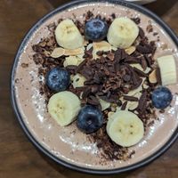 Chunky Monkey smoothie bowl at Veganerie - Nana in Bangkok