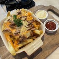 Cheesey fries  at Veganerie - Nana in Bangkok