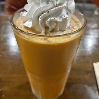 Thai tea smoothie at Veganerie - Nana in Bangkok