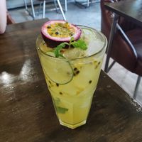 Passion fruit cooler at Veganerie - Nana in Bangkok