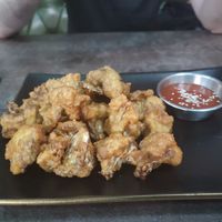 Battered cauliflower at Veganerie - Nana in Bangkok