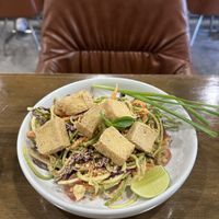 Pad Thai with tofu   at Veganerie - Nana in Bangkok