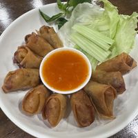 Spring roll. FRIED   at Veganerie - Nana in Bangkok