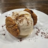 Sugarfree ice cream sandwich (yum) at Veganerie - Nana in Bangkok
