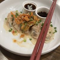 Kimchi dumplings  at Veganerie - Nana in Bangkok