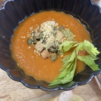 Tomato soupp  at Veganerie - Nana in Bangkok