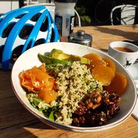 Naked salad bowl at The Hart of Hartford in Hartford