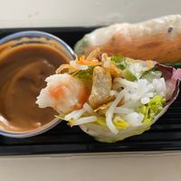 S6 - spring rolls with vegan shrimp  at Viet Next Door in Berlin
