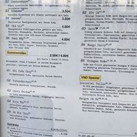 Menu  at Viet Next Door in Berlin