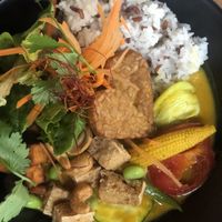 Mango curry rice bowl  at Viet Next Door in Berlin