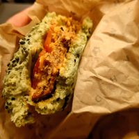 My hubby's burger (forgot which one was) at Flower Burger in Rome