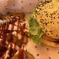   at Flower Burger in Rome