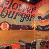 Cute/colorful vibes!  at Flower Burger in Rome