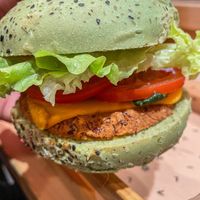 Jungle BBQ burger  at Flower Burger in Rome