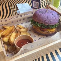 The „Flower Burger"  at Flower Burger in Rome