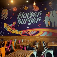   at Flower Burger in Rome