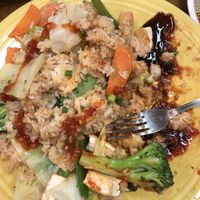 Vegetable and tofu fried rice at Green Papaya Vietnamese Vegetarian in Honolulu