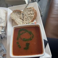 Tomato soup  at Blushing in Amsterdam