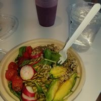 One of the bowls and smoothies at The Maca Root Juice Bar & Eatery in Sandusky