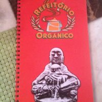 Menu at Refeitorio Organico in Rio De Janeiro