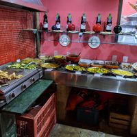 Hot buffet at Refeitorio Organico in Rio De Janeiro