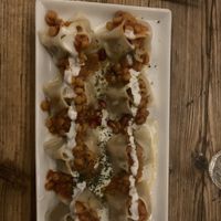 Afghan vegan dumplings   at Afghan Anar in Zurich