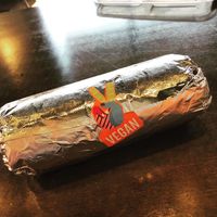 Samosa Burrito  at Curry Up Now in Decatur