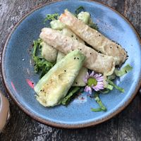 Vegetable tempura  at Noru in Bacalar