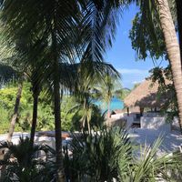 The view!  at Noru in Bacalar