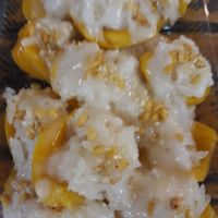 Jackfruit sticky rice at Thai Dessert Stall in Koh Phangan