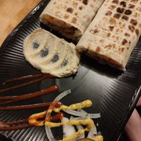 Falafel wrap at Asalam Restaurant in Jeju