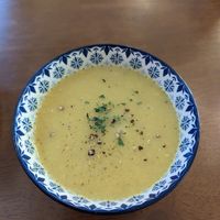 Lentil soup at Asalam Restaurant in Jeju