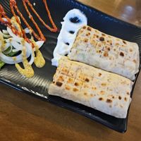 Falafel wrap at Asalam Restaurant in Jeju