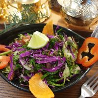 Arabic salad at Asalam Restaurant in Jeju