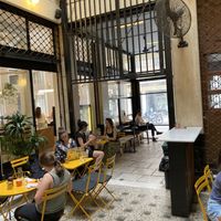 Seating at Anana in Athens