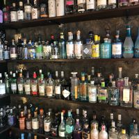 Garrafeira de gin!!! at Solar Branco Eco Estate - The Green Pantry in Sao Miguel