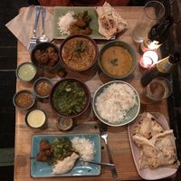 Sharing plates with plenty of dips that are vegan friendly  #Veganuary at Baboo Ji in Southampton