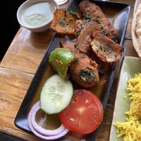 Soy Bites with Mint Sauce 🤤  at Baboo Ji in Southampton
