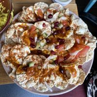 Mini Popadom Nachos  at Baboo Ji in Southampton