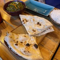 Garlic naan   at Baboo Ji in Southampton