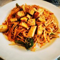 Rice noon with tofu at Long Beach Cafe in Lakewood