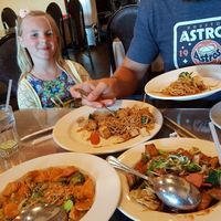 Happy tummies  at Long Beach Cafe in Lakewood