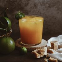 Tangerine and kumquat juice at Be An Bistro in Ho Chi Minh City